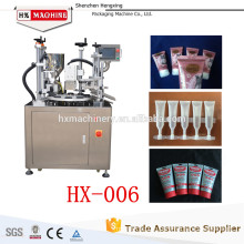 Semi Auto the plastic-aluminum composite tubes filling sealing machine for toothpaste